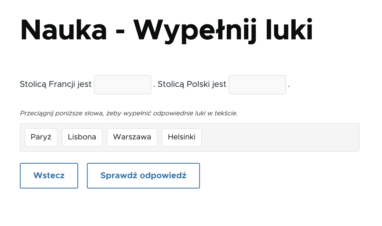 przeciągnij i upuść